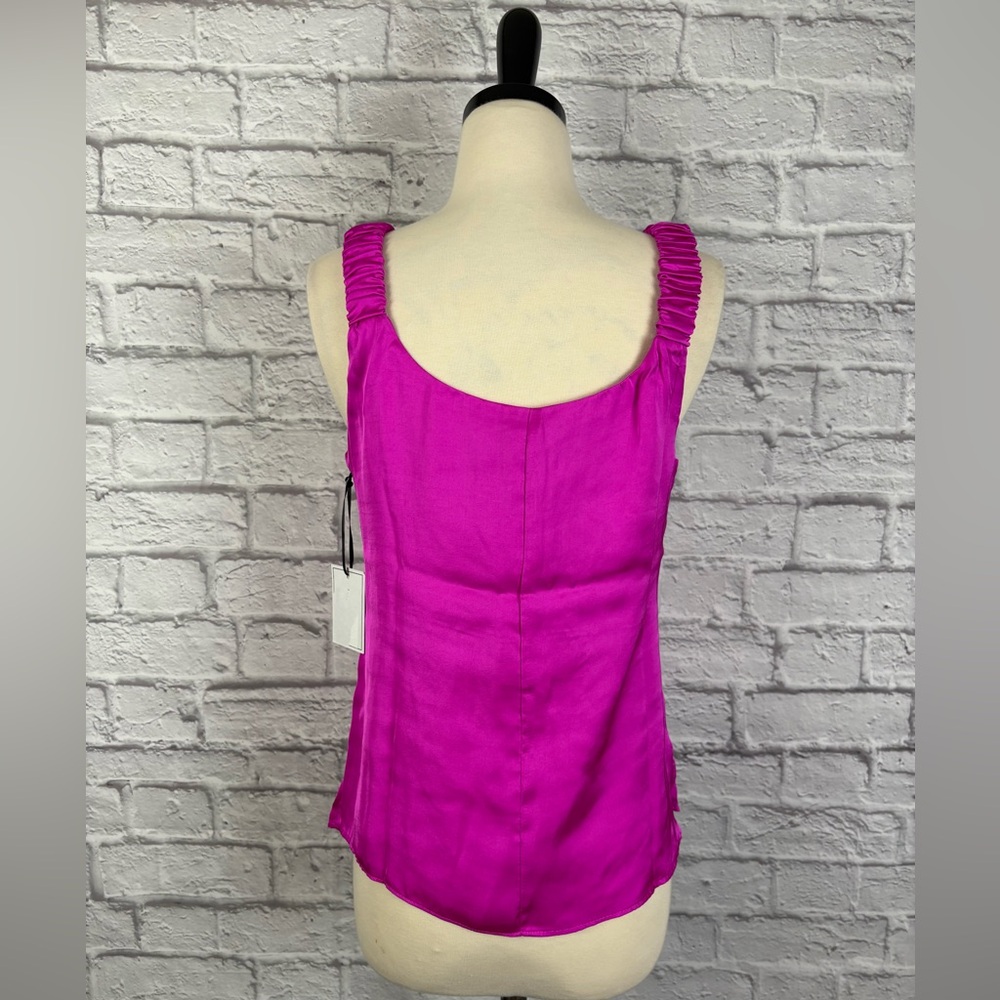 NWT 1.State Pink satin top size S - Picture 5 of 8